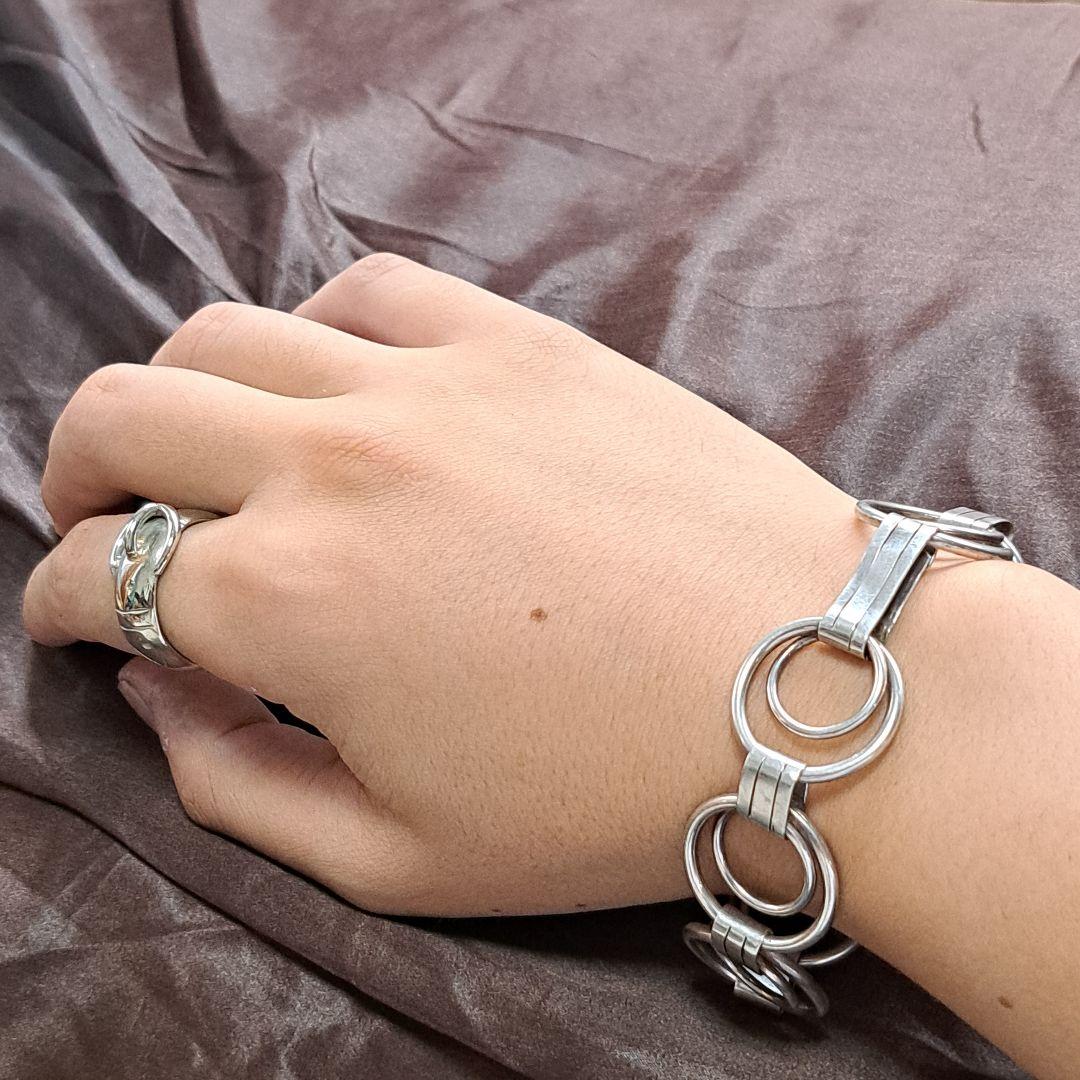 Silver 835 Round-Link Bracelet 一点物