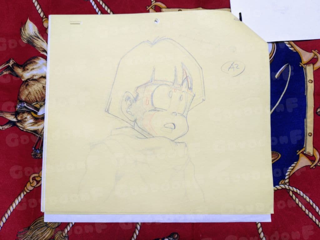 セル画 原画 ドラゴンボール 悟飯 ベジータ 当時品