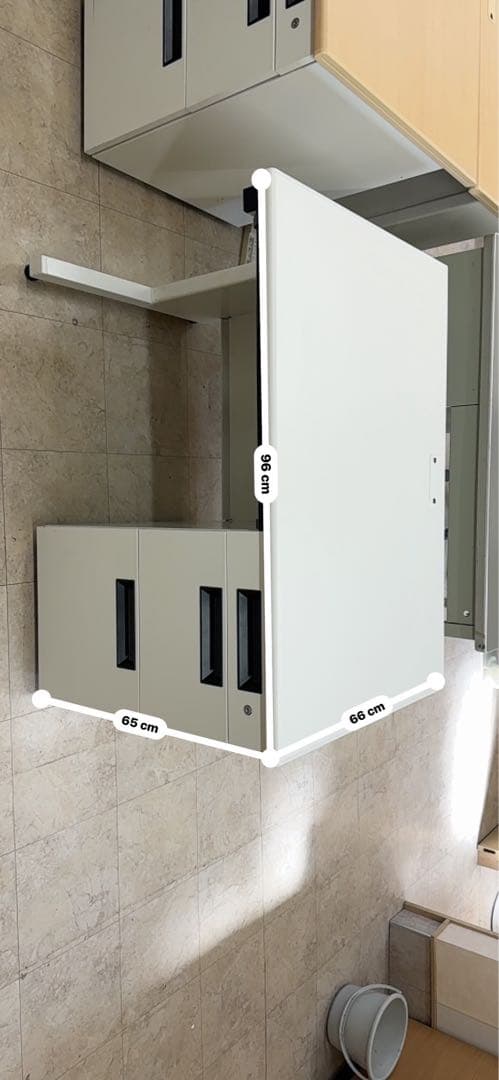 オフィス デスク 鍵付き 引き取り限定 専用 3台セット