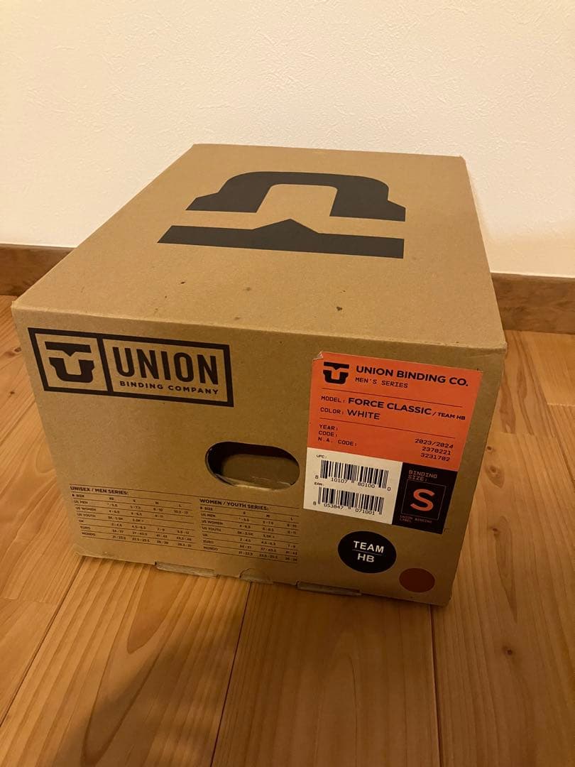 【新品未使用】UNION FORCE CLASSIC 23-24 Sサイズ