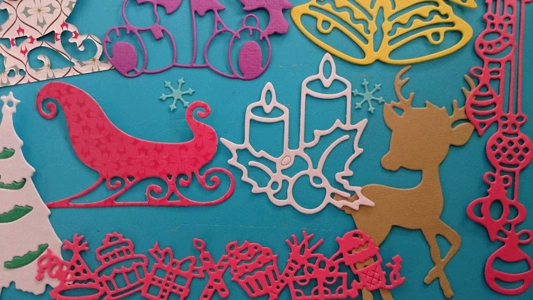 アルバム素材① クリスマス 冬 アルバム カード