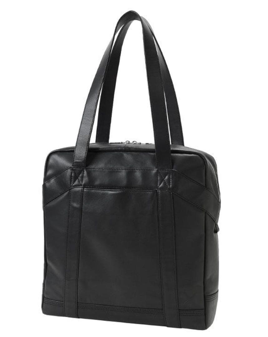 吉田カバン　PORTER　LUGGAGE LABEL 　黒　レザー　トートバッグ