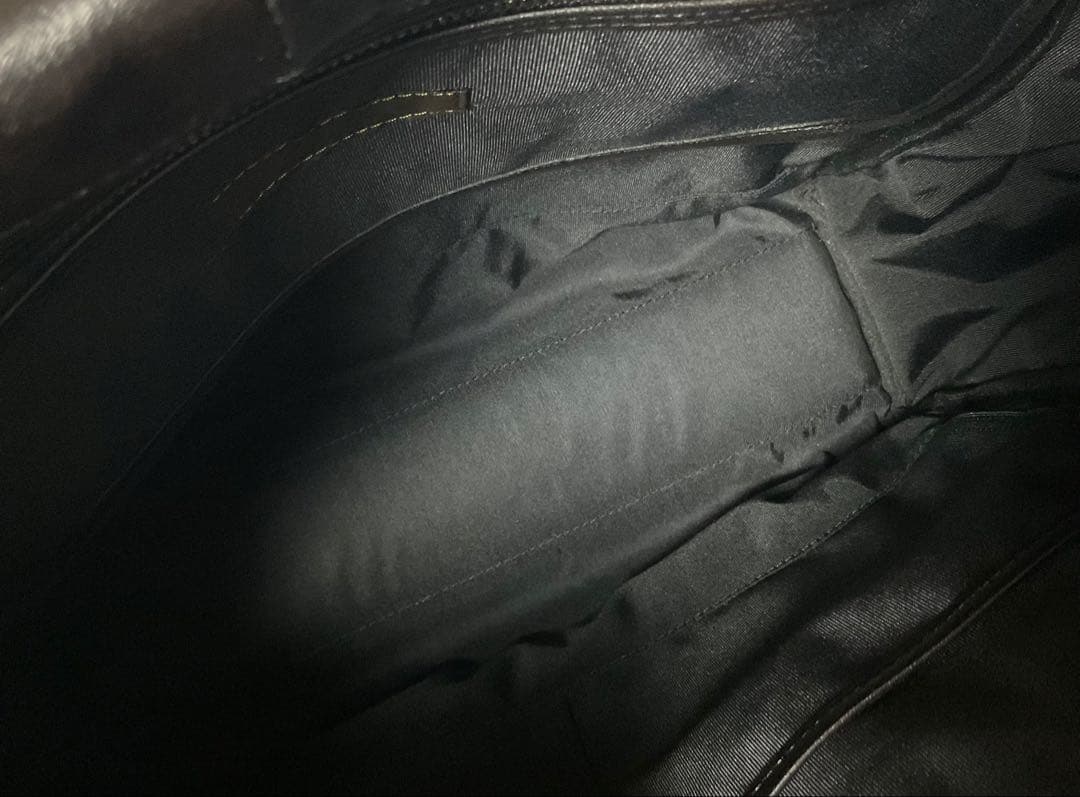 吉田カバン　PORTER　LUGGAGE LABEL 　黒　レザー　トートバッグ