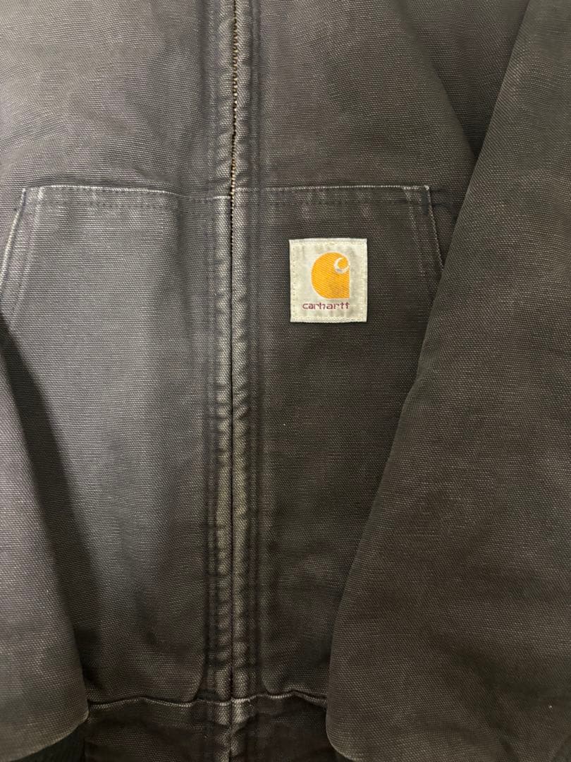 【K】USA製 carhartt アクティブジャケット BLACK