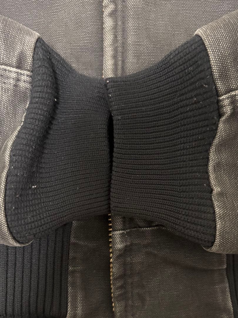 【K】USA製 carhartt アクティブジャケット BLACK