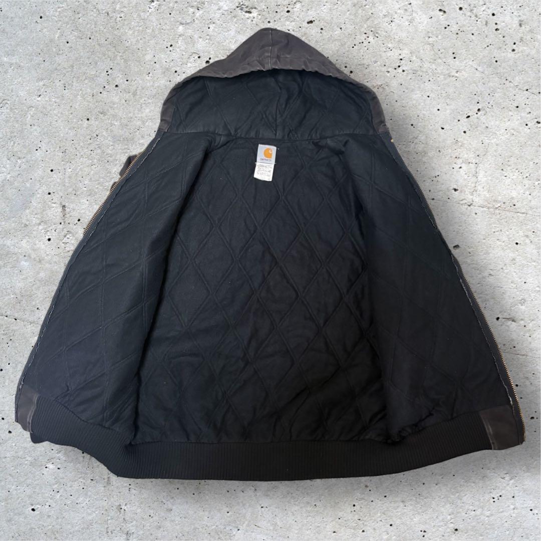 【K】USA製 carhartt アクティブジャケット BLACK