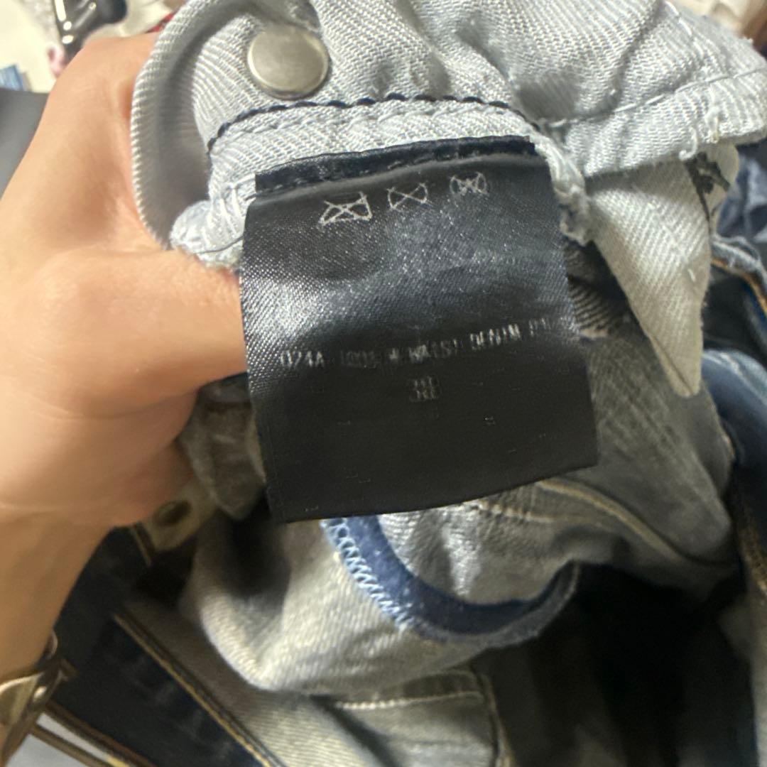 パンツ QUIITO 24AW W WAIST DENIM PANTS