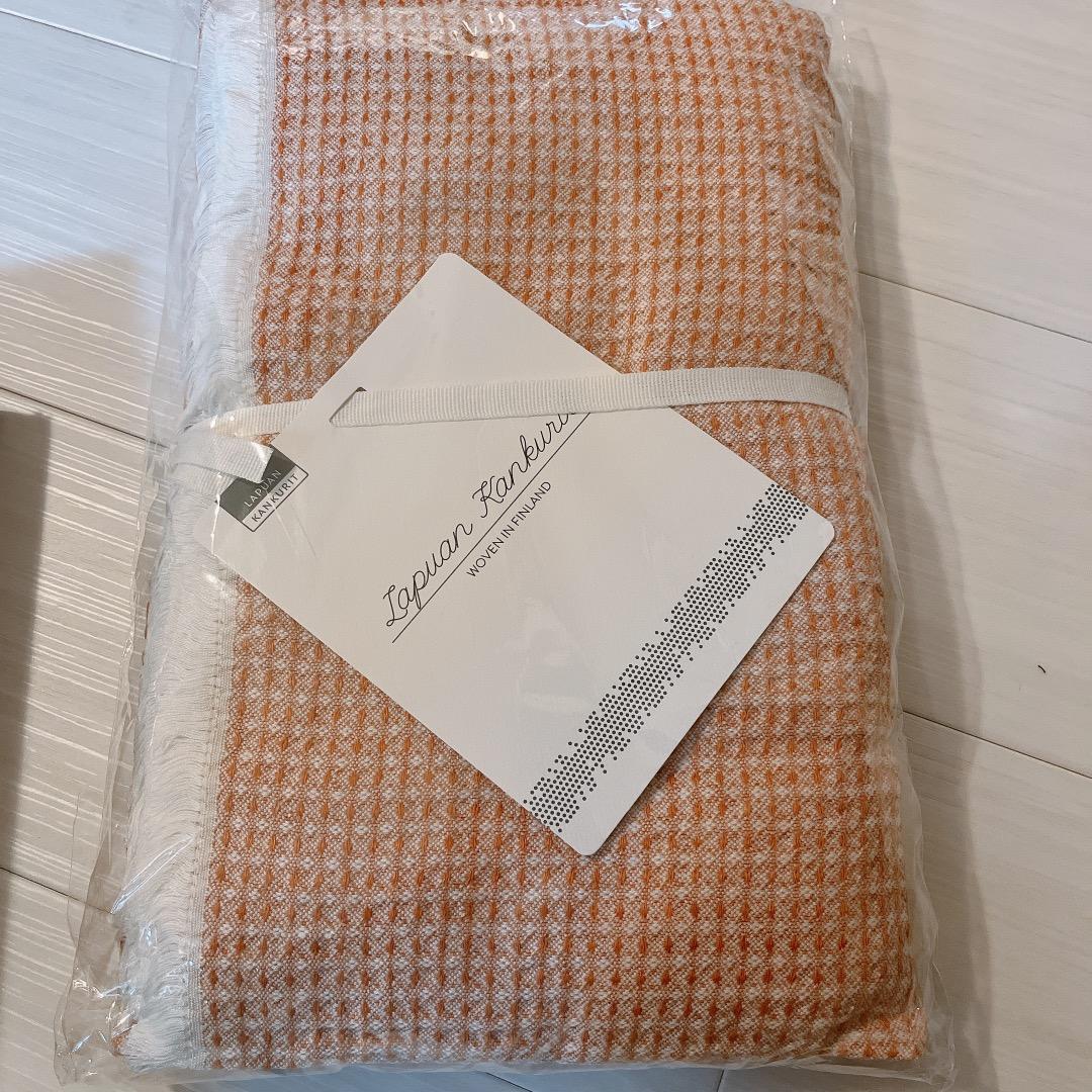 新品未使用！　ラプアンカンクリ リネンブランケット