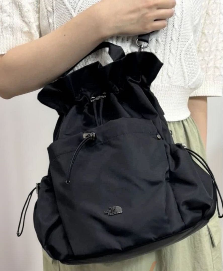 【韓国限定】ノースフェイス WHITE LABEL ボニーパックM 黒