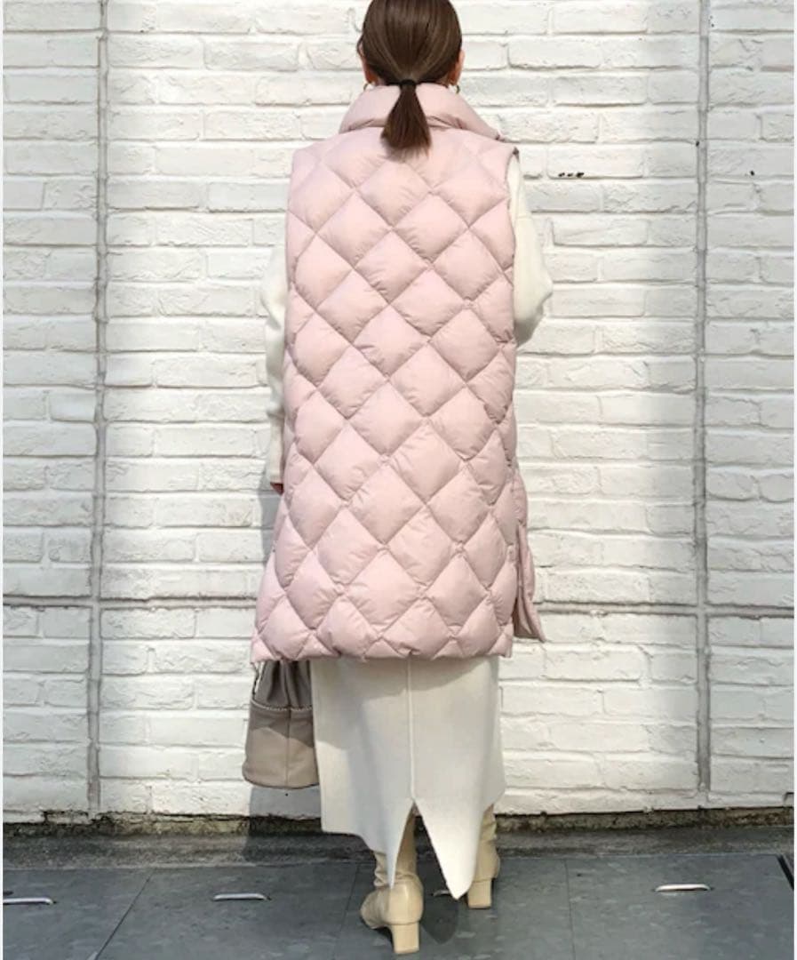 値下げ　美品　ノーリーズ　別注　タイオン　ロング　ダウン　ベスト　フリーサイズ