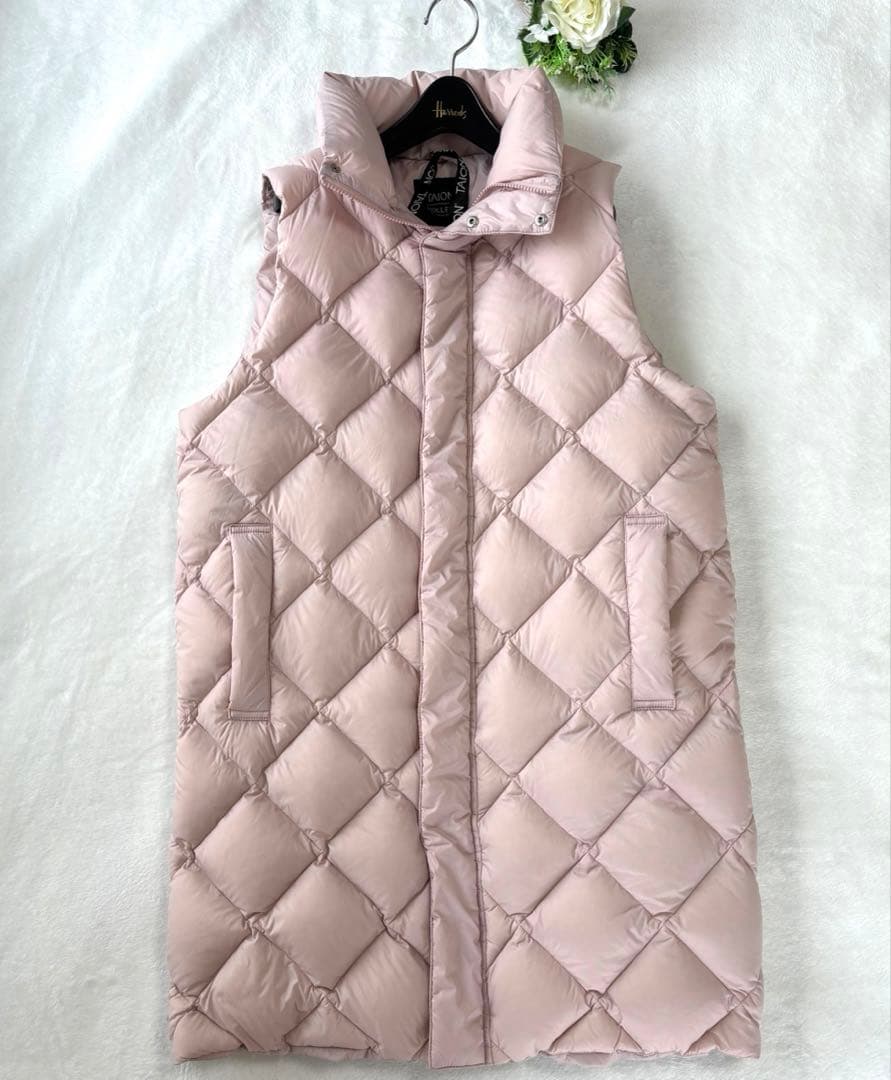 値下げ　美品　ノーリーズ　別注　タイオン　ロング　ダウン　ベスト　フリーサイズ