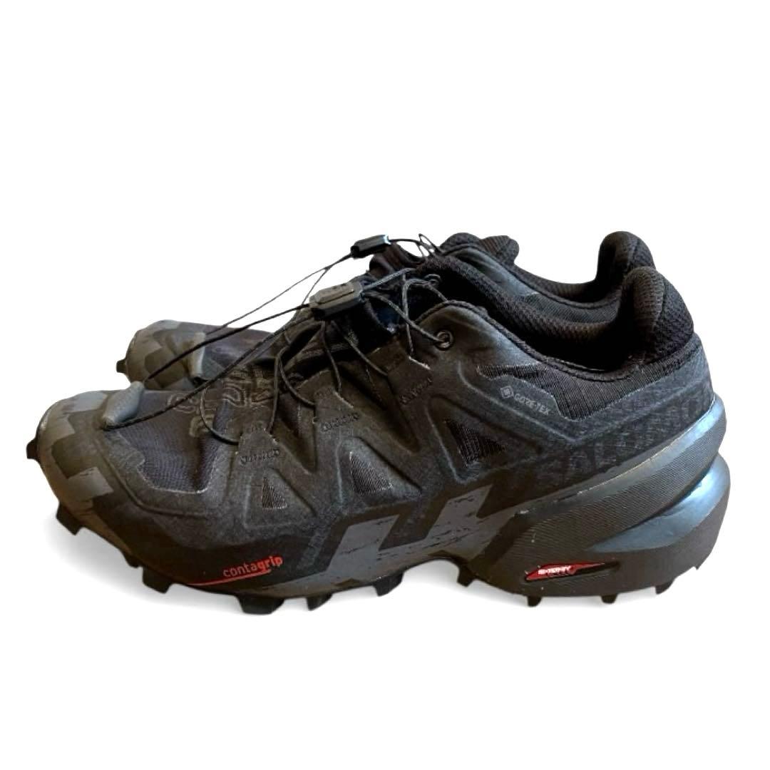 【美品】SALOMON SPEED CROSS 6 サロモン ブラック 24cm
