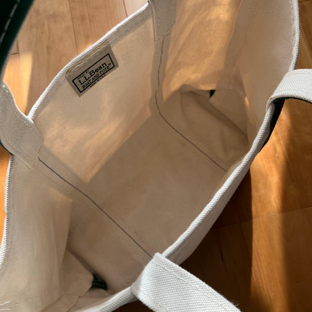 【美品】L.L.Bean Boat and Tote トートバッグ グリーン M