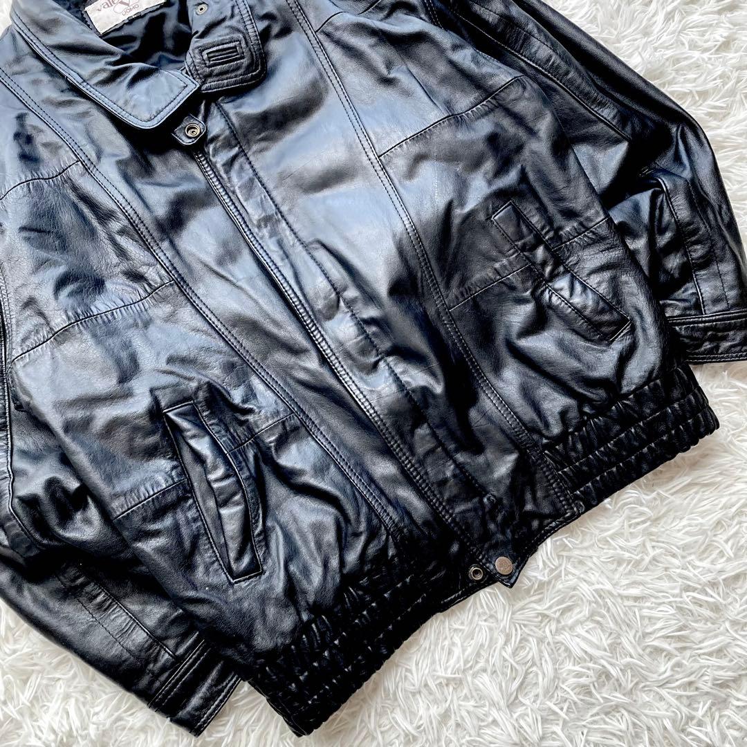 ジャケット・アウター 80sarchive valentino leather bomber jkt