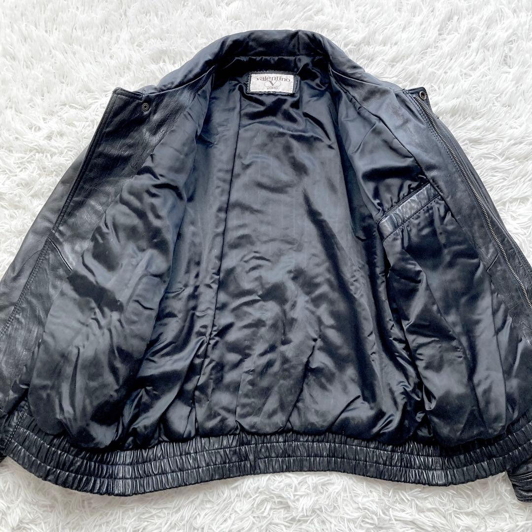ジャケット・アウター 80sarchive valentino leather bomber jkt