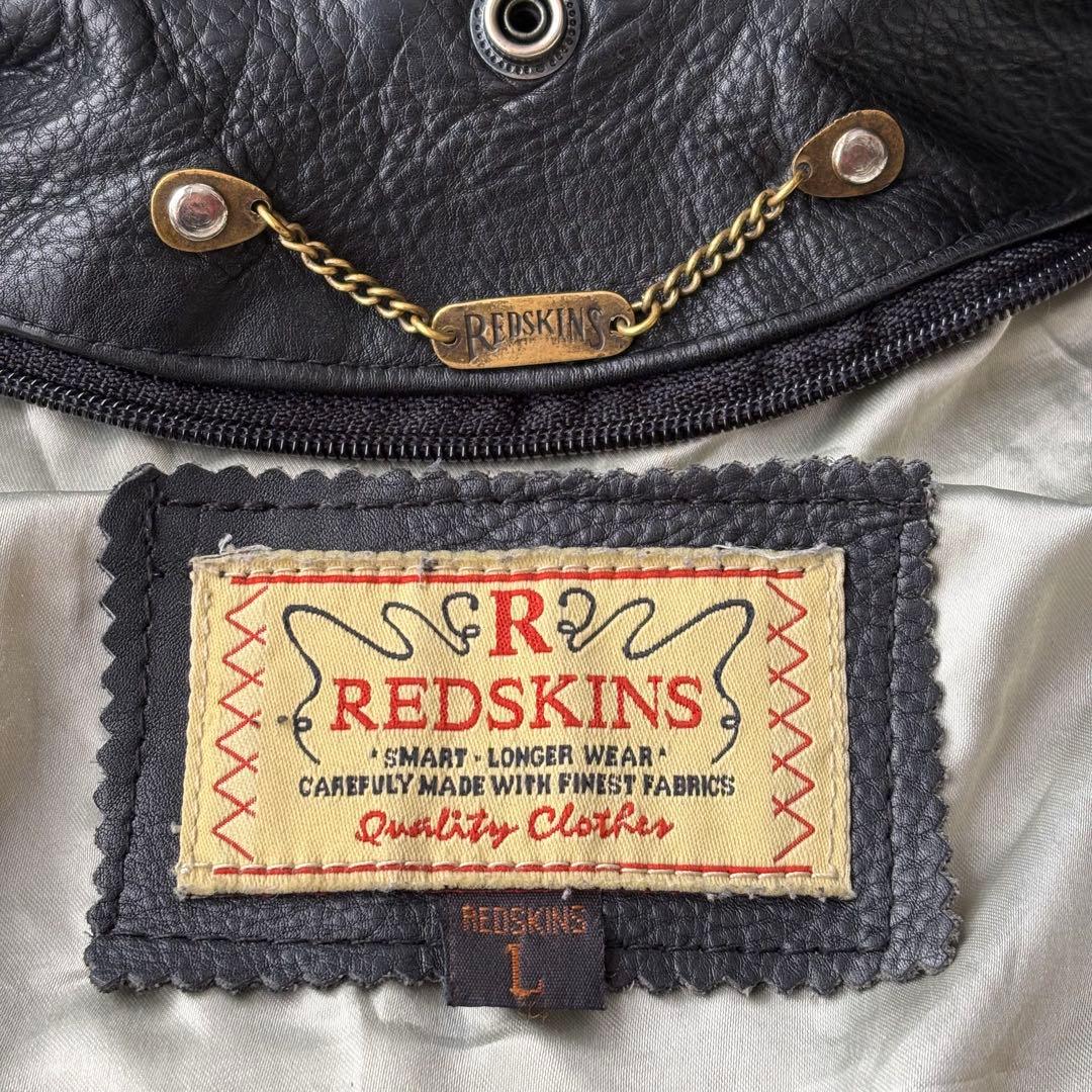 【masa様】REDSKINS レザーフライトジャケット A-2 本革 黒 L