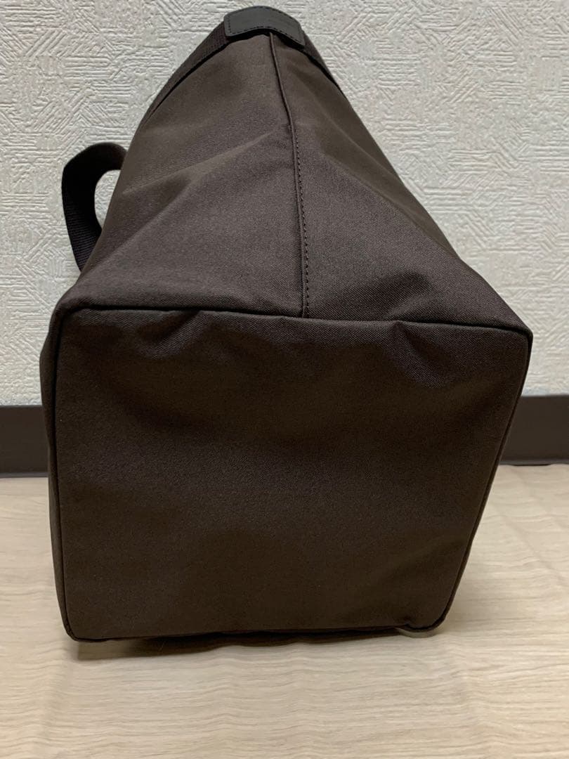 は*8様 エルベシャプリエ 707c ノワール人気色モカ　舟形 トートバッグ M