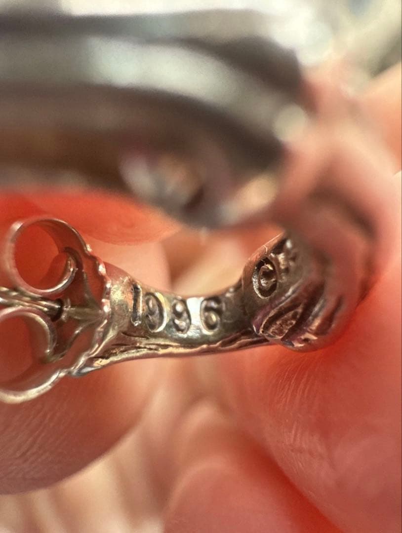 a*u様 Tiffany バンブーピアス　スモール　片耳　ヴィンテージ　ポーチと