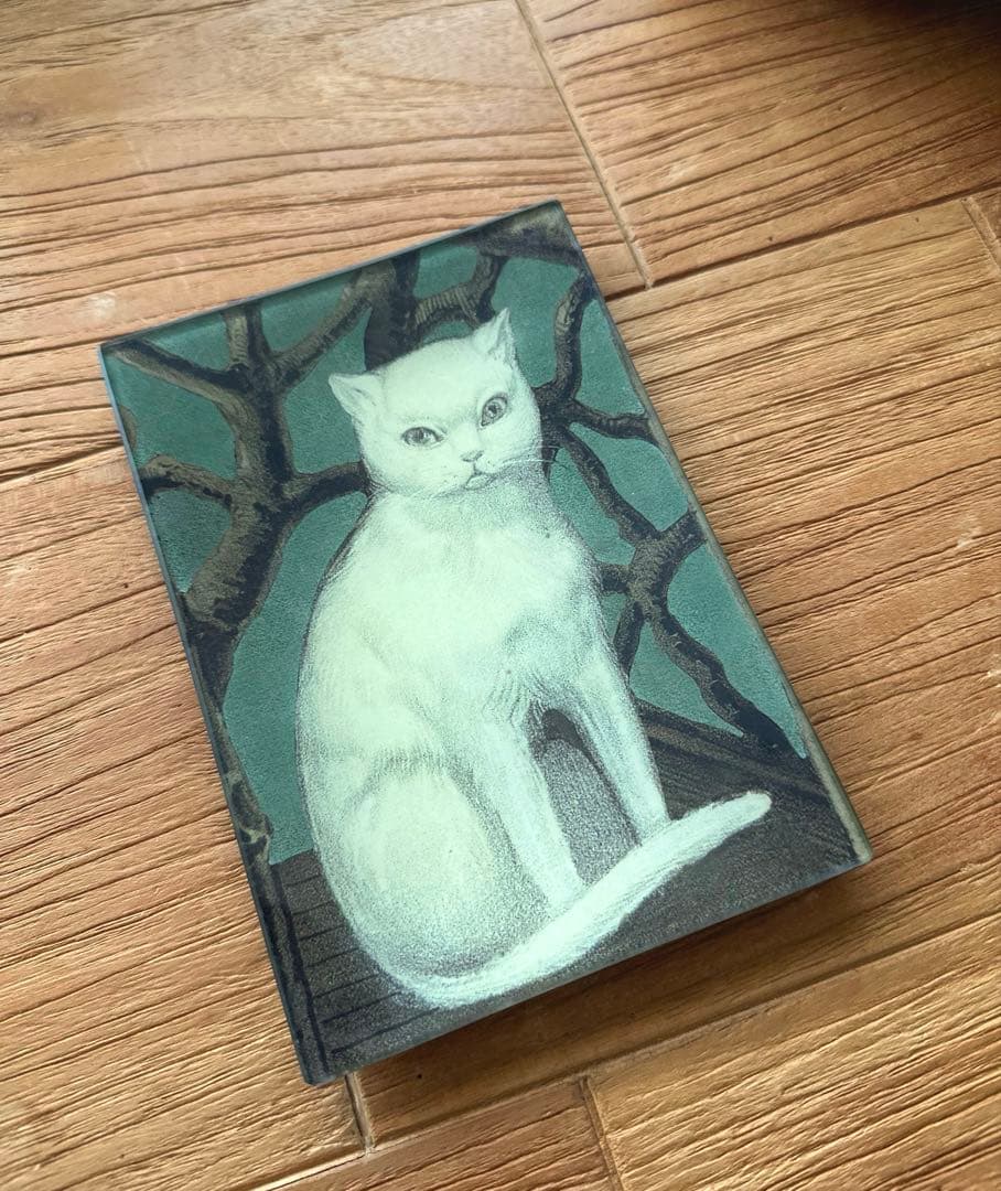 JOHN DERIAN デコパージュプレート　CAT IN TWIG CHAIR