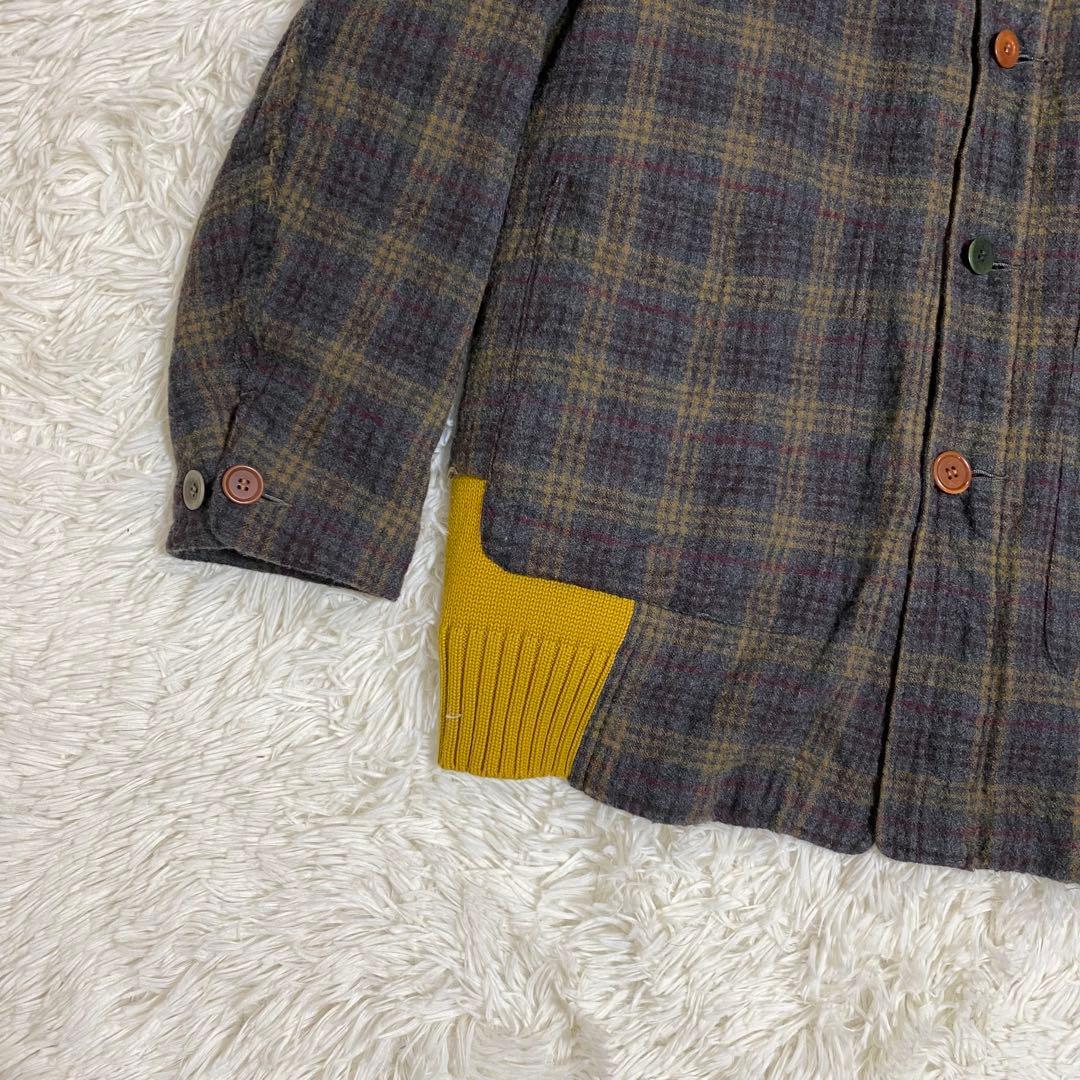 美品　アンダーカバー　ニット　ドッキング　ジャケット　2 メンズ　ライナー付き