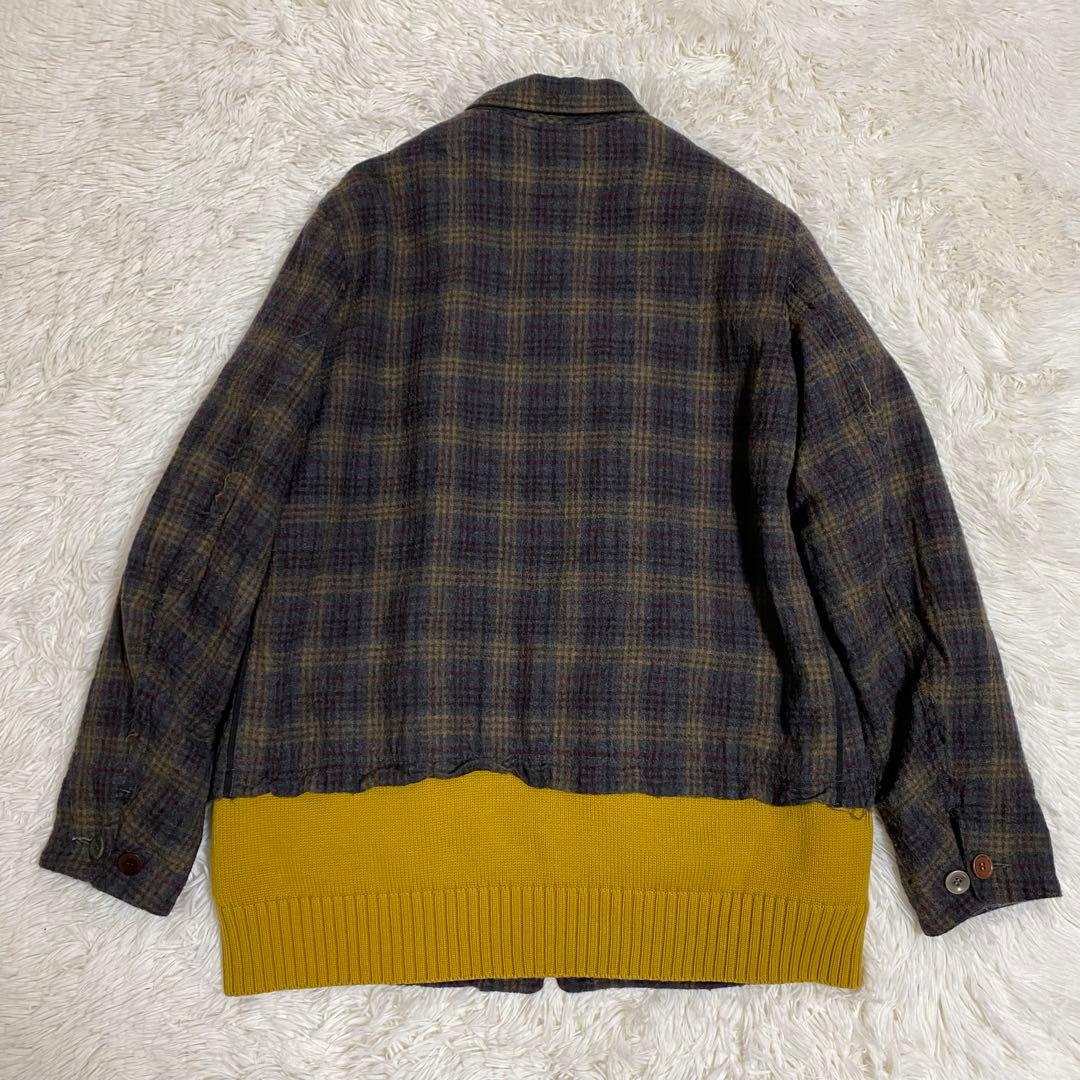 美品　アンダーカバー　ニット　ドッキング　ジャケット　2 メンズ　ライナー付き