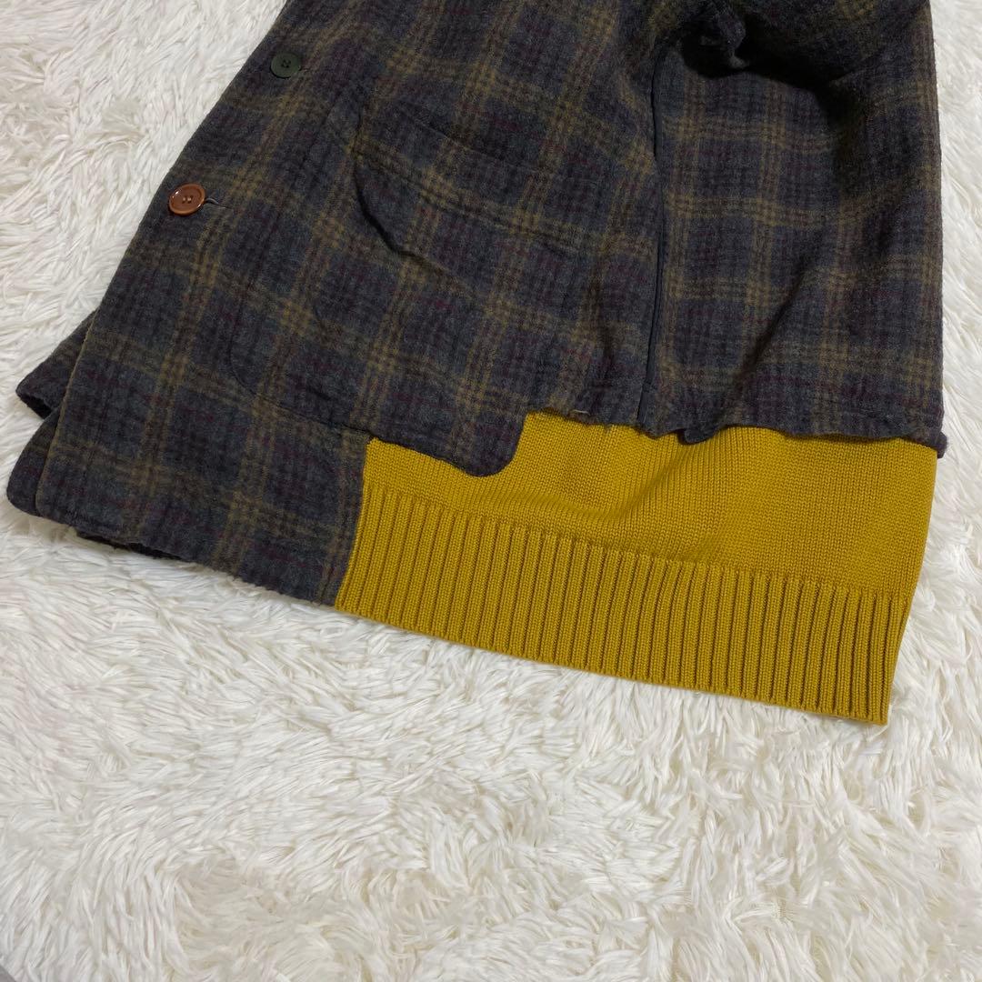 美品　アンダーカバー　ニット　ドッキング　ジャケット　2 メンズ　ライナー付き