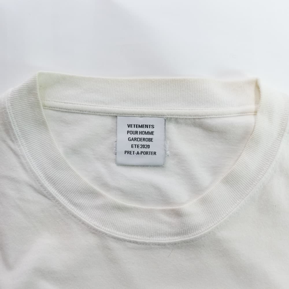 VETEMENTS ヴェトモン TIME IS MONEY ロンTシャツ