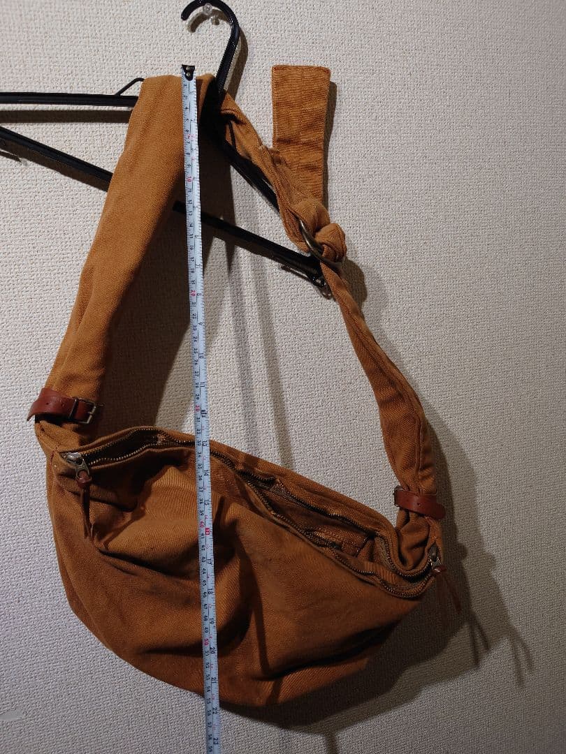 【送料込】kapital 帆布 リトル スナフキン バッグ キャメル