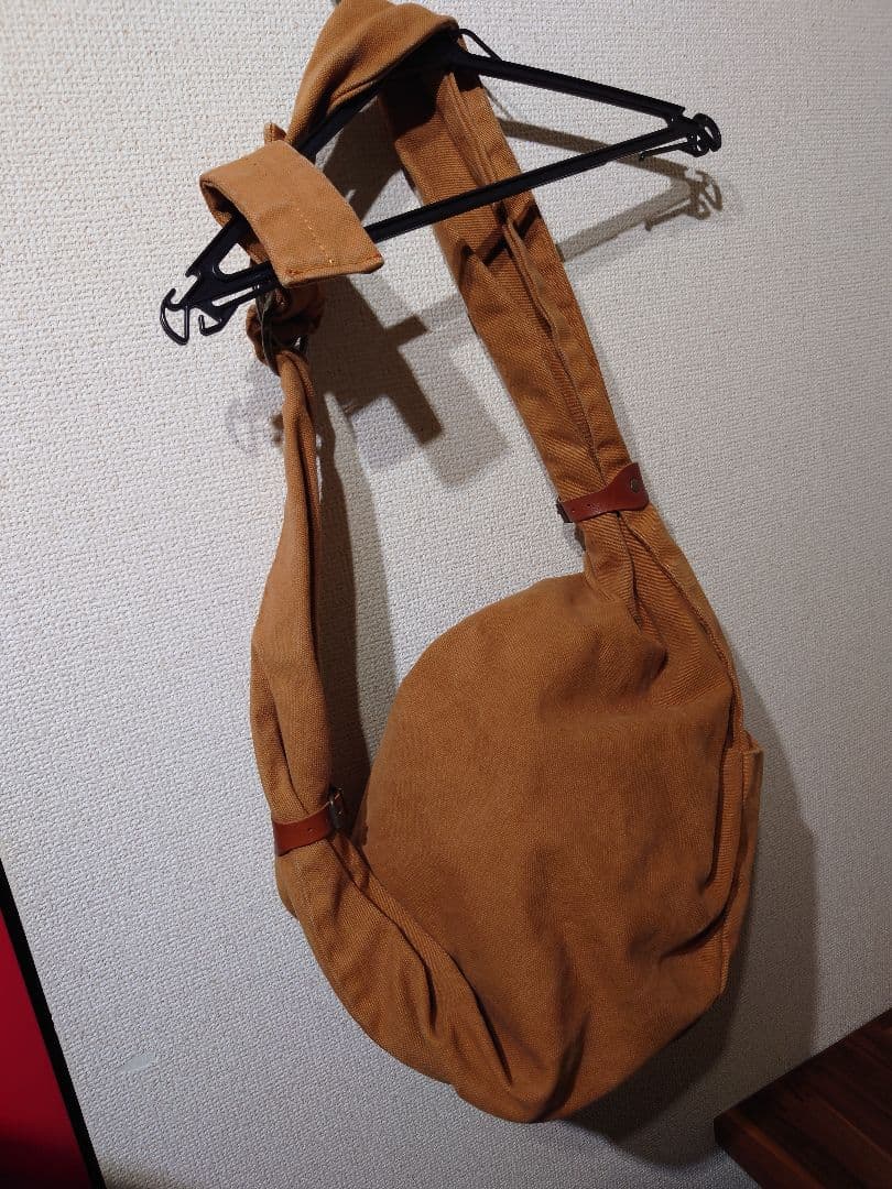 【送料込】kapital 帆布 リトル スナフキン バッグ キャメル