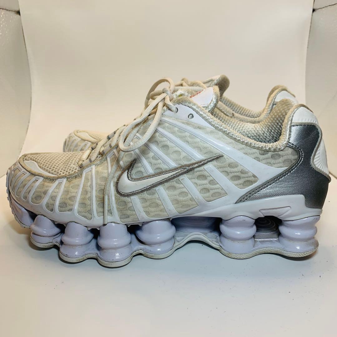 ⭐️23.5　Nike Shox TL White and Max Orange