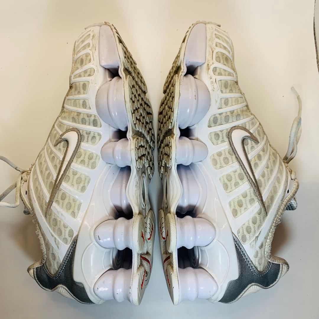 ⭐️23.5　Nike Shox TL White and Max Orange