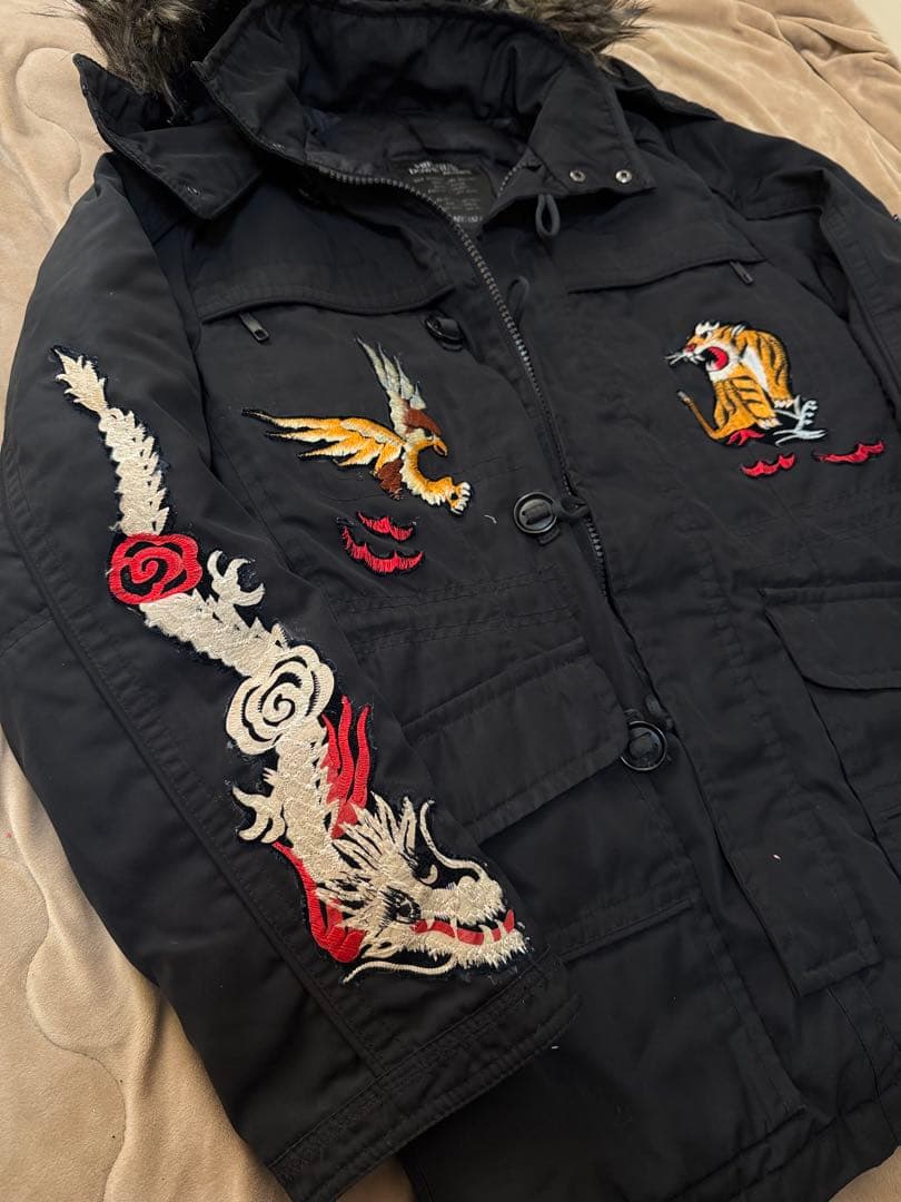 Custom vintage 90s Premium 富士山 龍虎鷲 ジャケット