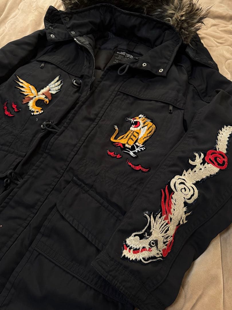 Custom vintage 90s Premium 富士山 龍虎鷲 ジャケット