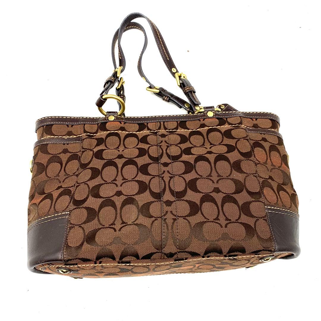 COACH シグネチャー トートバッグ　レザー