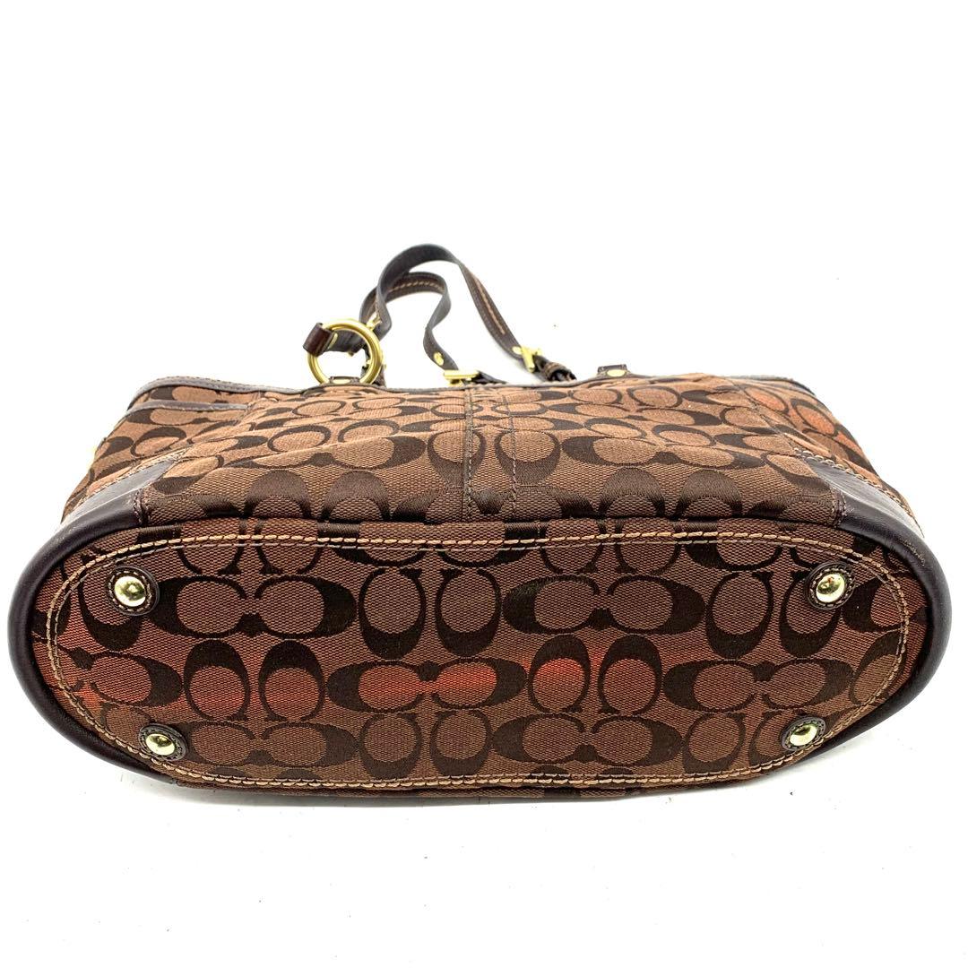 COACH シグネチャー トートバッグ　レザー