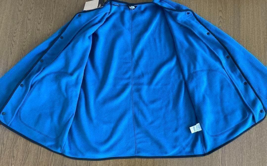 専用‼️新品⭐️ノースフェイス　フリースカーディガン　ターコイズ　L 韓国限定