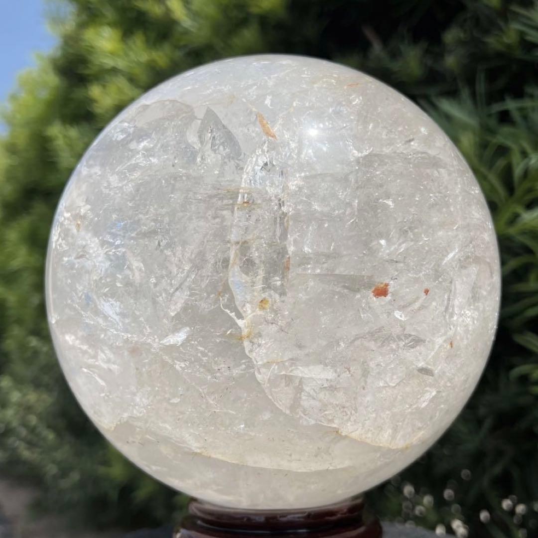 ✳️超極大玉✨存在感抜群✨レインボー 水晶 丸玉 スフィア 天然石 パワーストーン