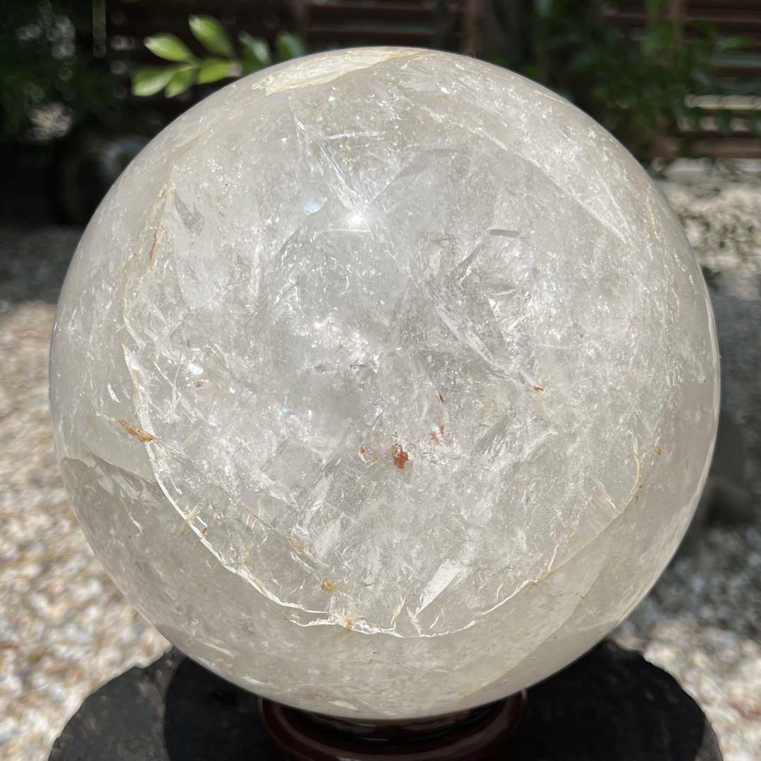 ✳️超極大玉✨存在感抜群✨レインボー 水晶 丸玉 スフィア 天然石 パワーストーン