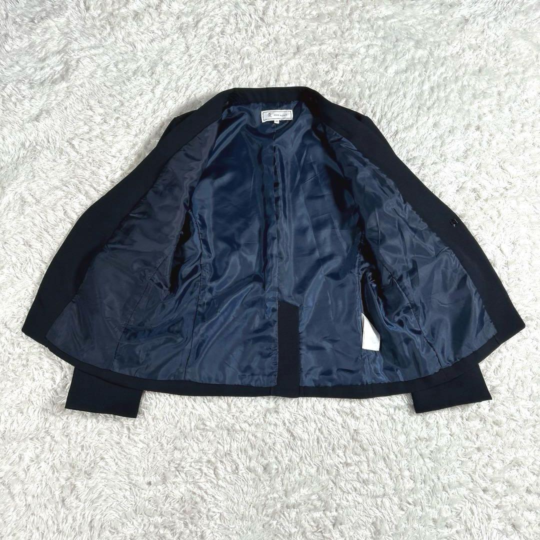 ROPE PICNIC　パンツスーツ　360°ウルトラストレッチ　ネイビー　40