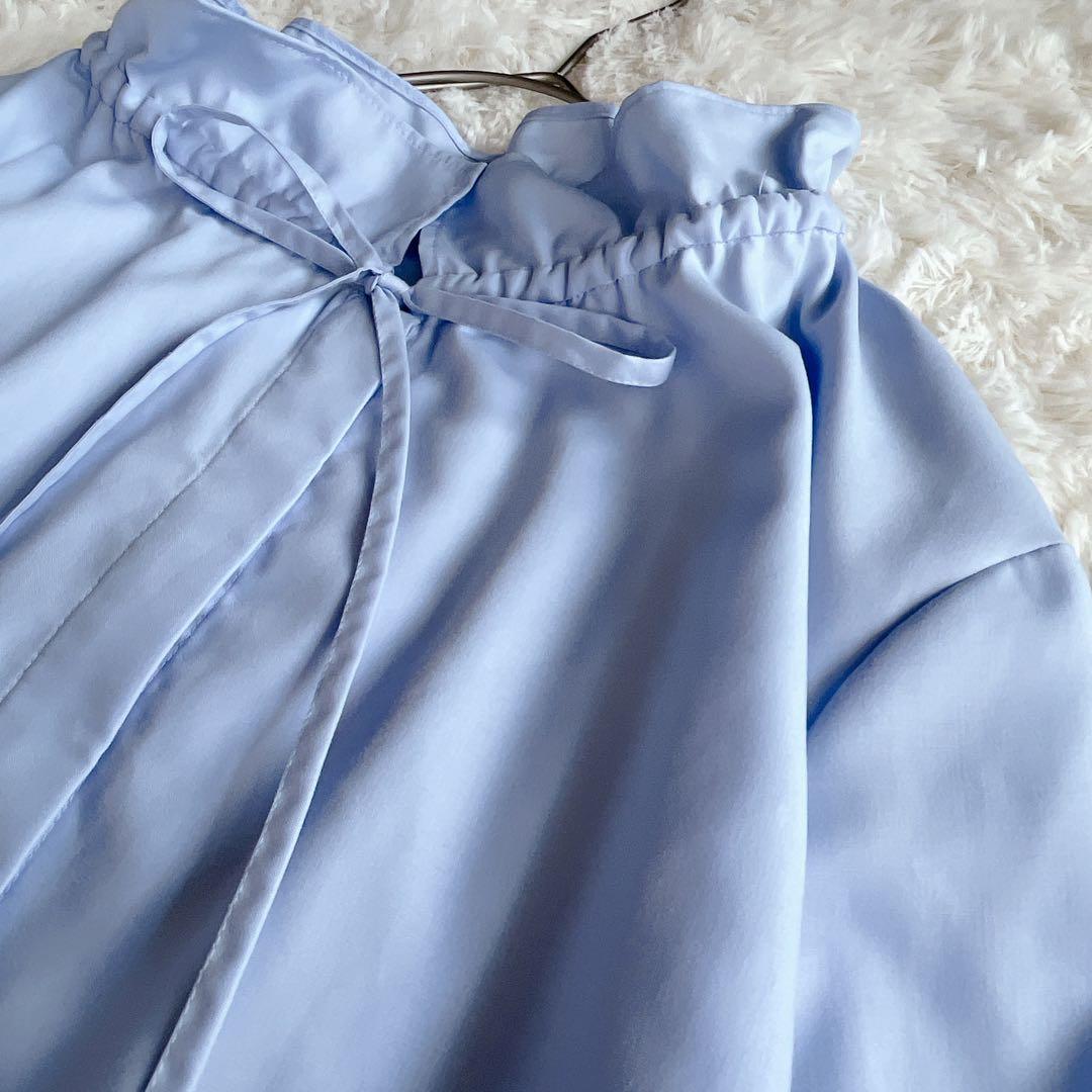 美品　UNITED ARROWSフリルカラーフレアスリーブ　ブラウス