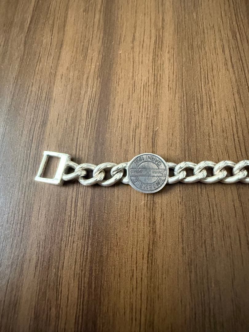 ガルニEngrave Coin Bracelet シルバーブレスレット