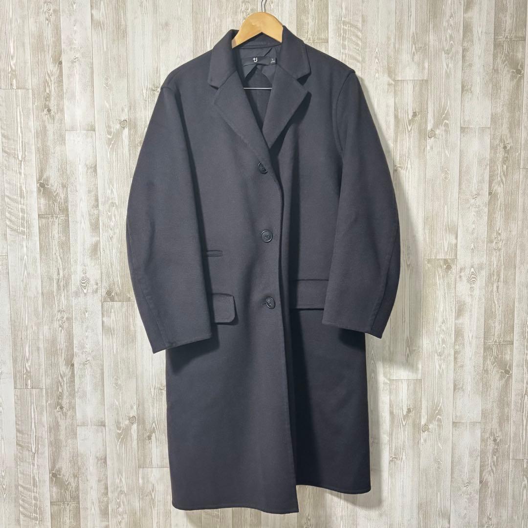 ⭐️美品⭐️UNIQLO +J　カシミヤブレンドチェスターコート　宮沢りえ　L