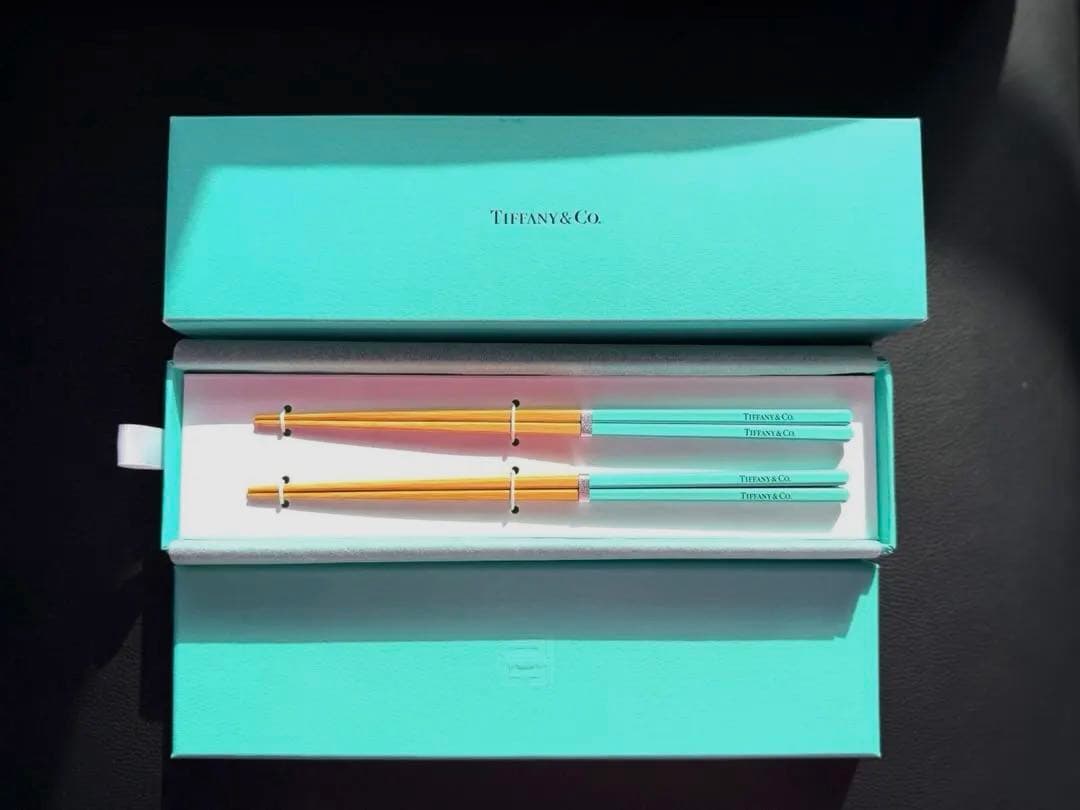 【新品・未使用】Tiffany & Co. ティファニー　夫婦箸