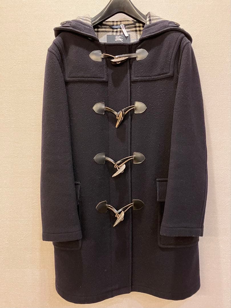 BURBERRY LONDON ダッフルコート ネイビー レディス
