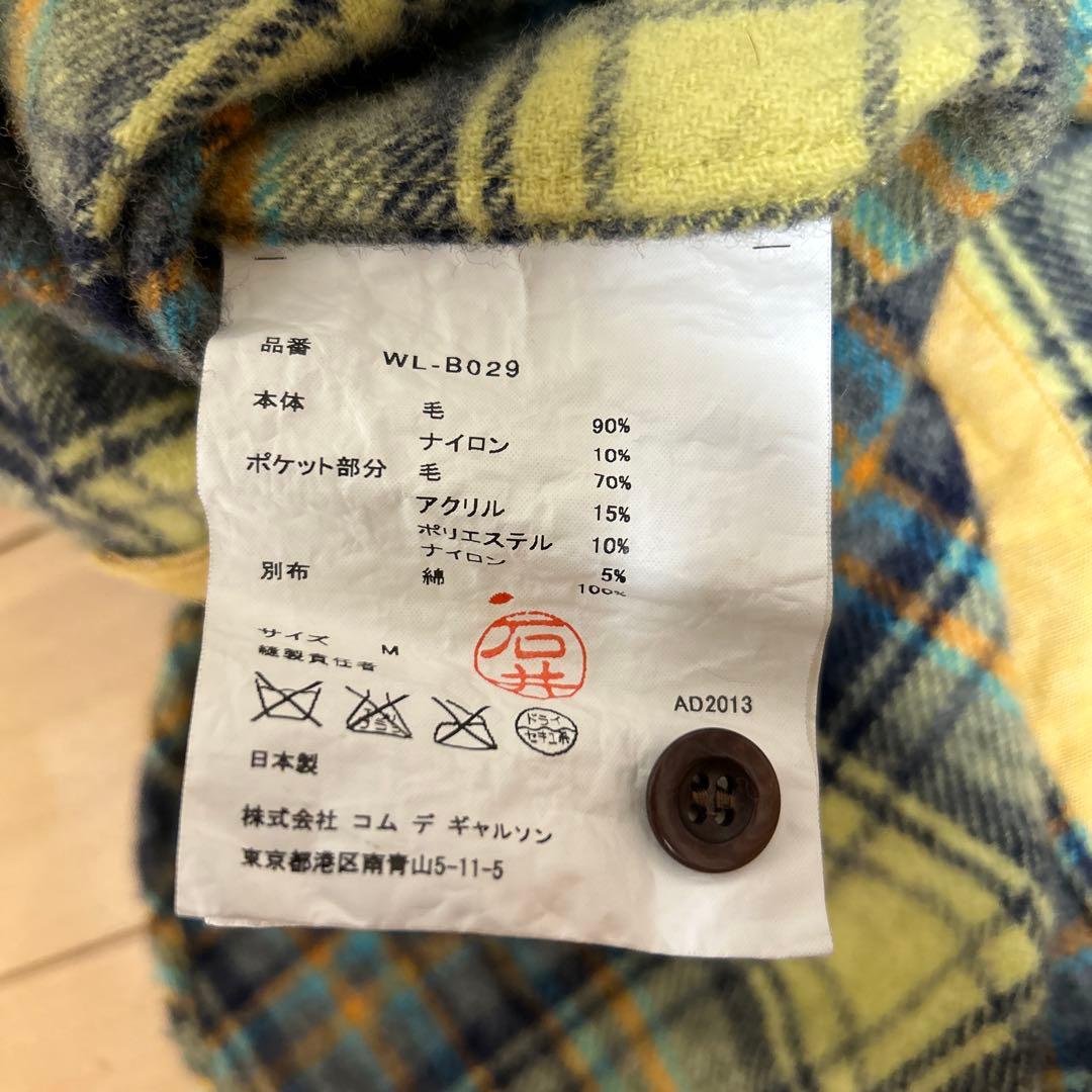 JUNYA WATANABE MAN チェック柄ネルシャツ M