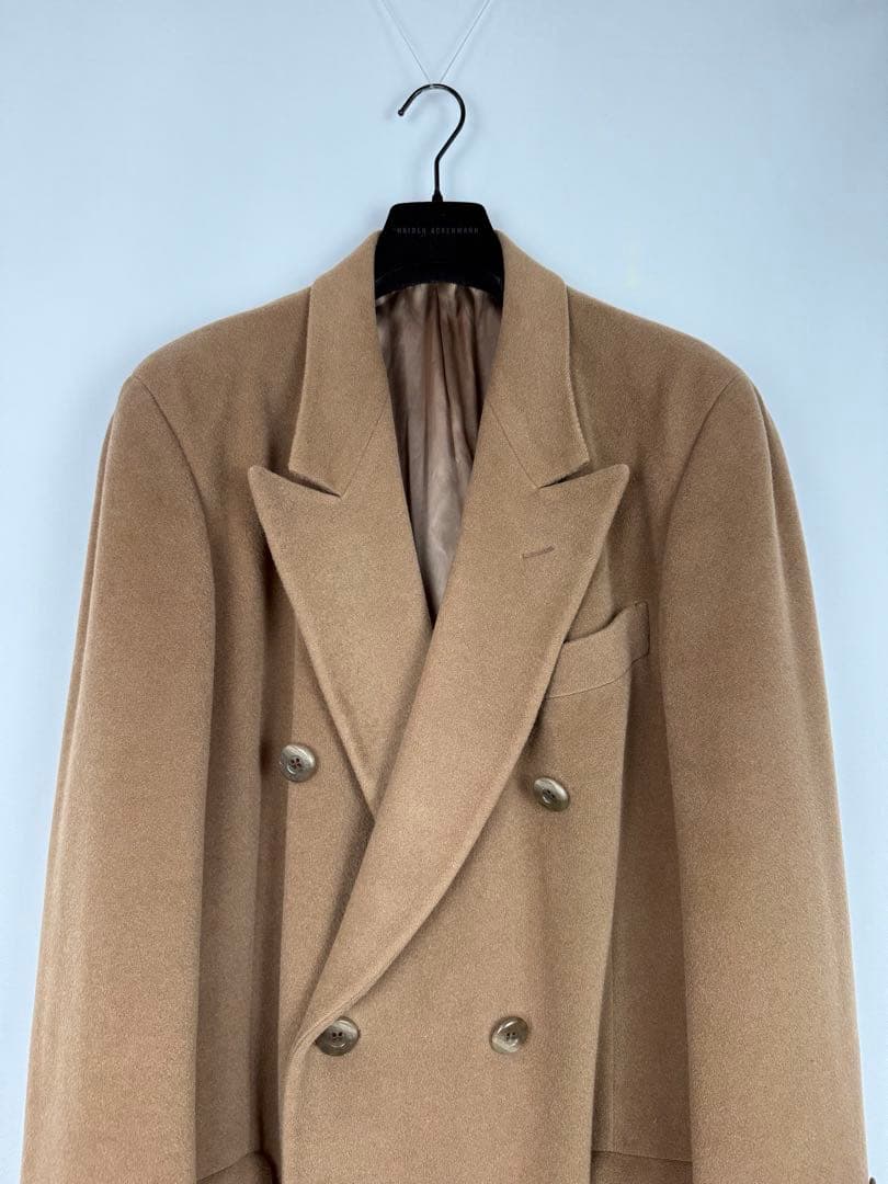 90's GIORGIO ARMANI マキシ丈 ダブル チェスターコート