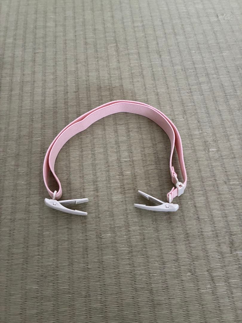 arisana 赤色花柄着物 150cm 襟芯&コーリンベルト付