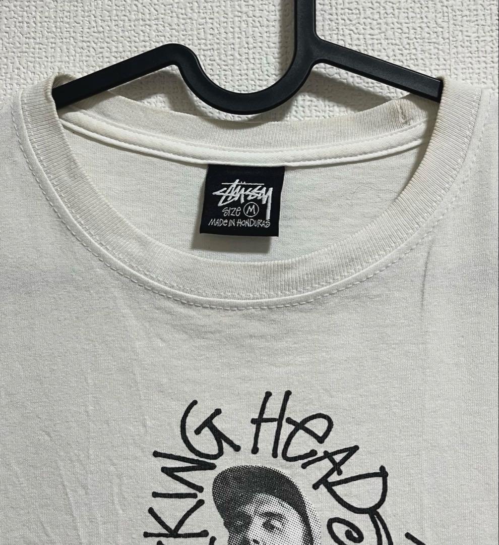stussy talking heads tシャツ ホワイト