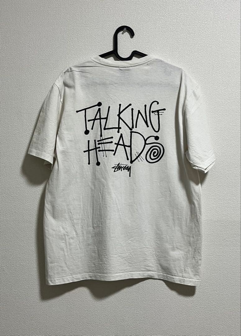 stussy talking heads tシャツ ホワイト