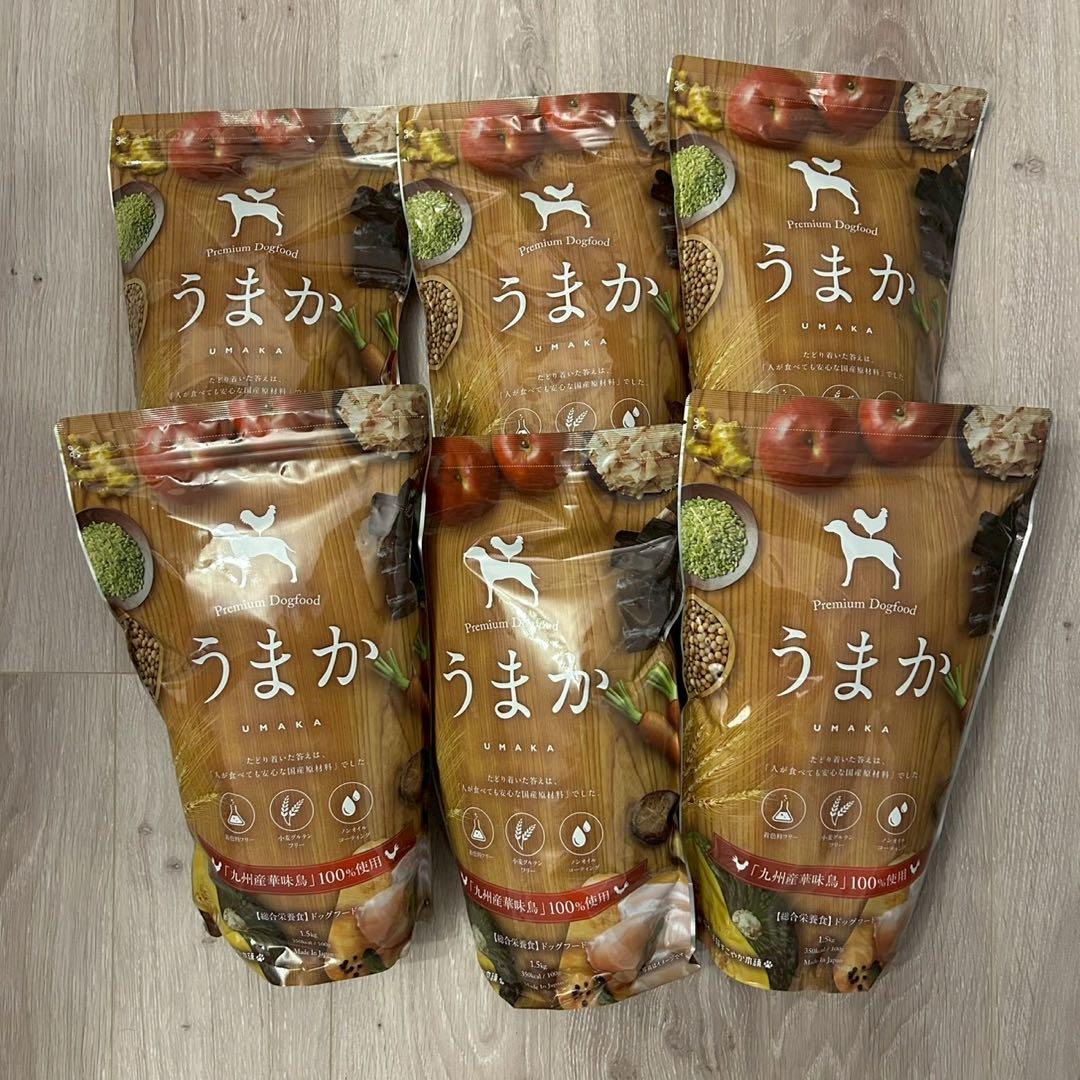 Premium Dogfood うまか 1.5kg 6袋